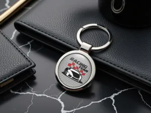 Porte-clés Auto Métal Durable Voiture